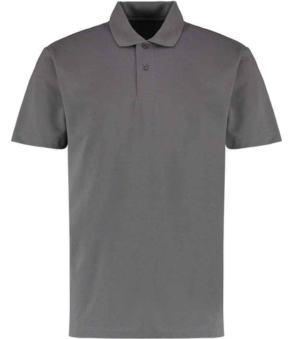 Kustom Kit Regular Fit Workforce Piqué Polo Shirt in Charcoal
