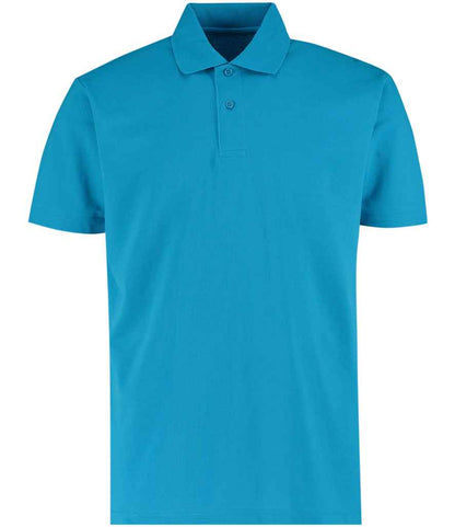 Kustom Kit Regular Fit Workforce Piqué Polo Shirt in Turquoise Blue