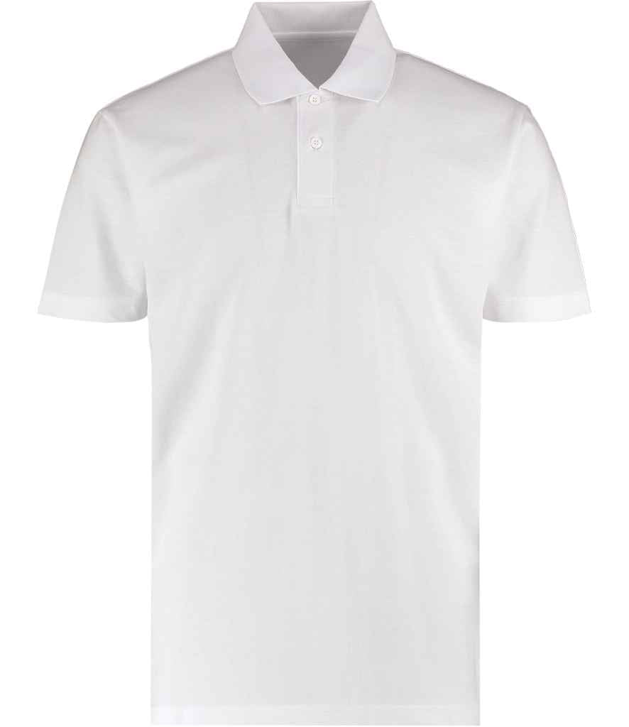 Kustom Kit Regular Fit Workforce Piqué Polo Shirt in White