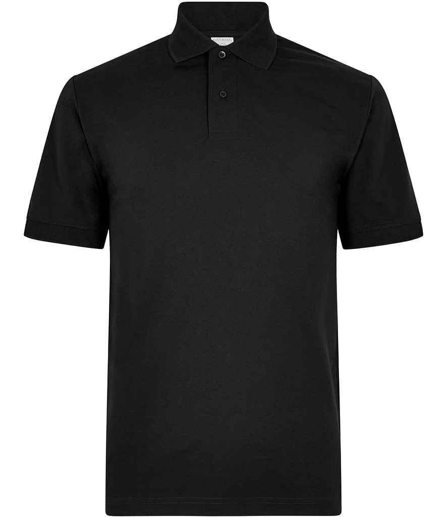 Kustom Kit Regular Fit Recycled Superwash® 60° Polo Shirt in Black