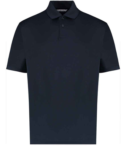 Kustom Kit Regular Fit Cooltex® Plus Superwash® 60°C Piqué Polo Shirt in Navy