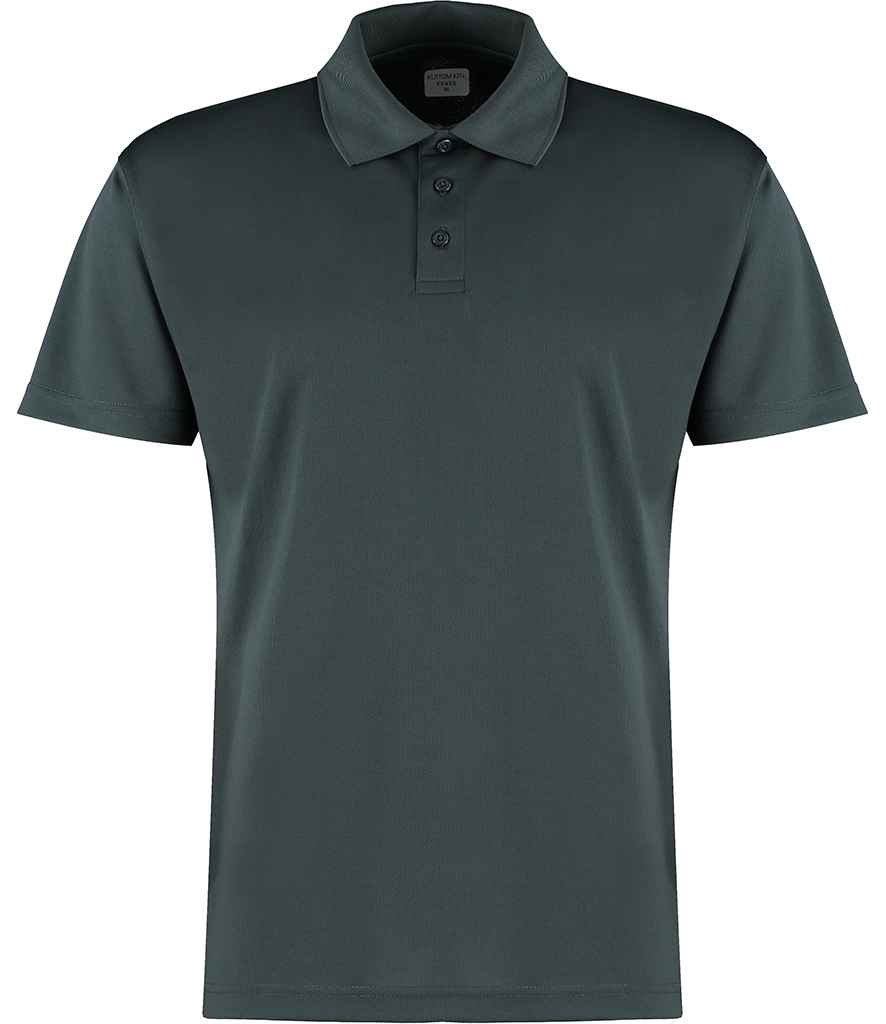 Kustom Kit Cooltex® Plus Micro Mesh Polo Shirt in Graphite Grey