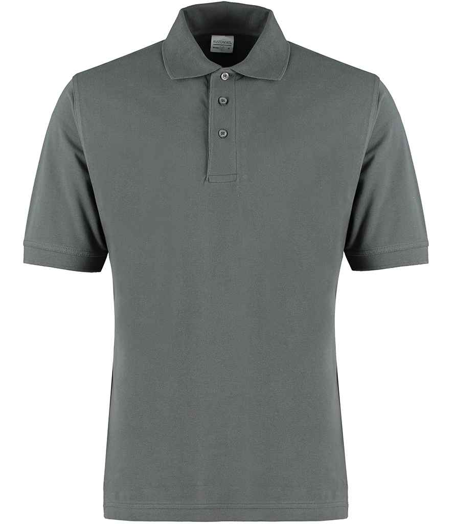 Kustom Kit Cotton Klassic Superwash® 60°C Polo Shirt in Dark Grey