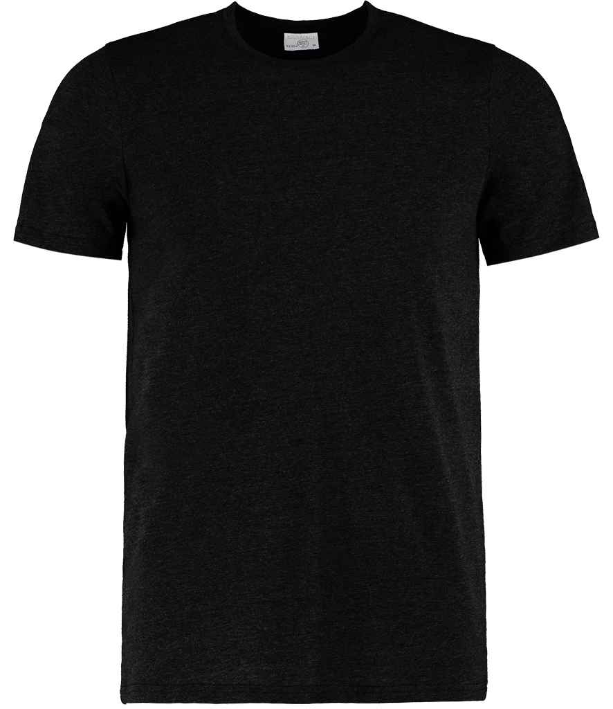 Kustom Kit Superwash® 60°C T-Shirt in Black Melange