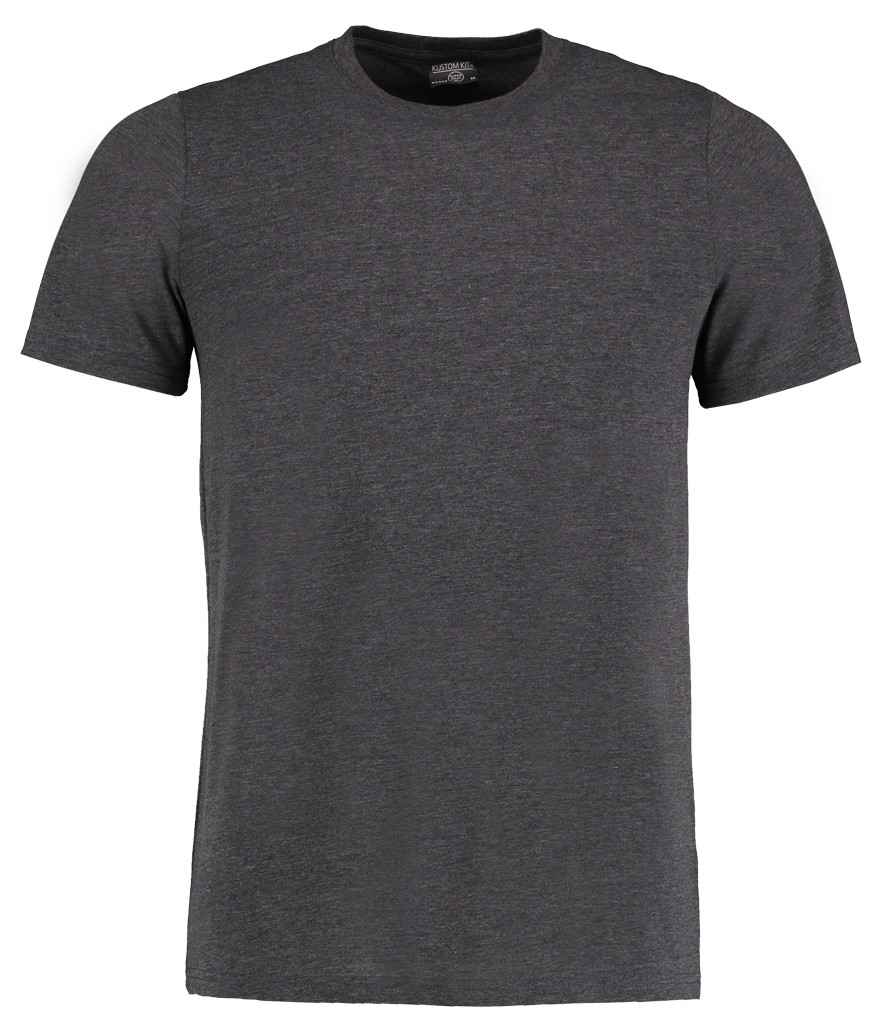 Kustom Kit Superwash® 60°C T-Shirt in Dark Grey Marl