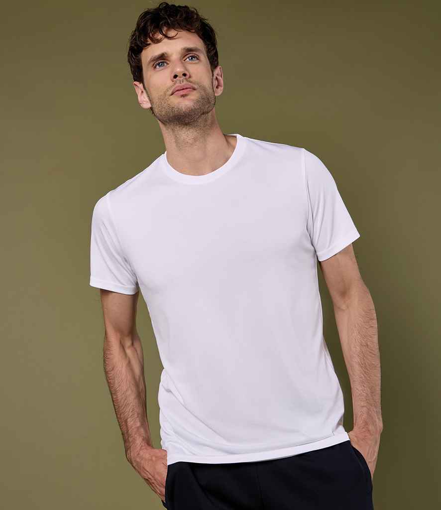 Kustom Kit Regular Fit Cooltex® Plus Wicking T-Shirt - model image