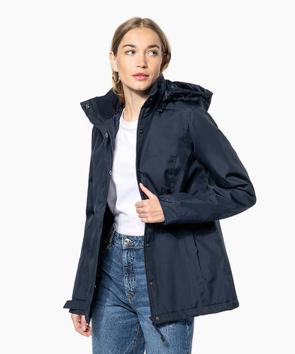 Kariban Ladies' parka Black
