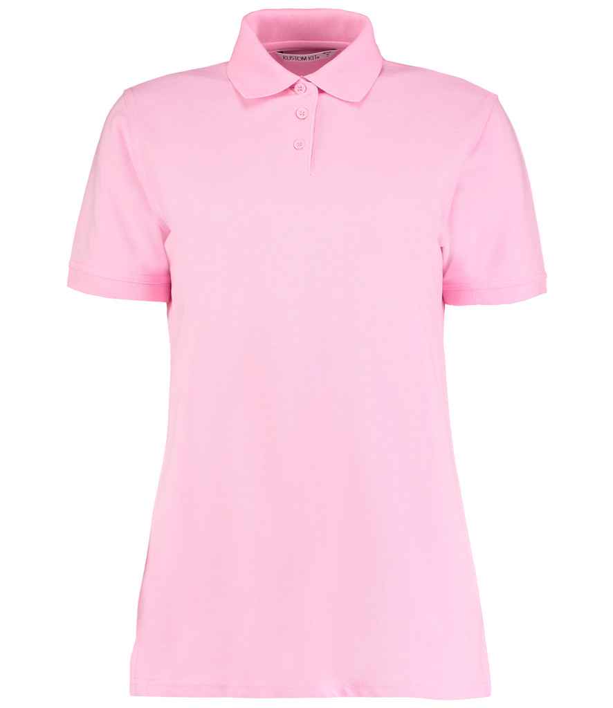 Kustom Kit Ladies Klassic Poly/Cotton Piqué Polo Shirt in Pink