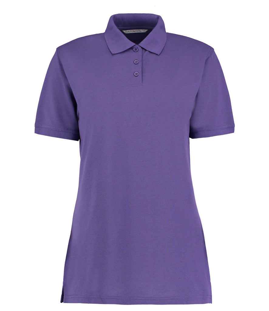 Kustom Kit Ladies Klassic Poly/Cotton Piqué Polo Shirt in Purple