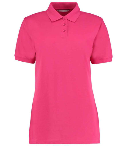 Kustom Kit Ladies Klassic Poly/Cotton Piqué Polo Shirt in Raspberry