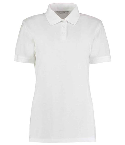 Kustom Kit Ladies Klassic Poly/Cotton Piqué Polo Shirt in White