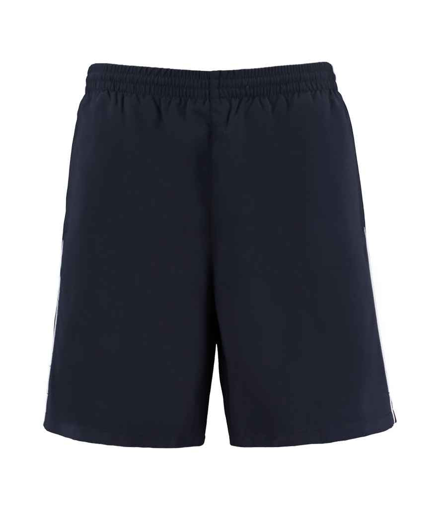 Kustom Kit Track Shorts in Navy/White