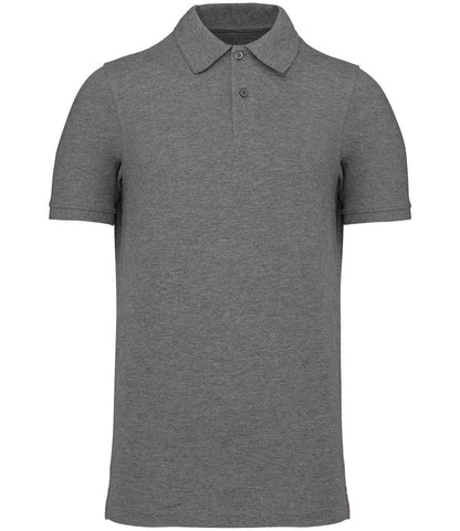 Kariban Kariban Organic 180 Piqué Polo Shirt Grey Heather
