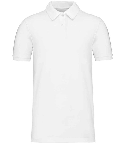 Kariban Organic 180 Piqué Polo Shirt in White