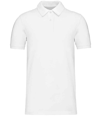 Kariban Kariban Organic 180 Piqué Polo Shirt White