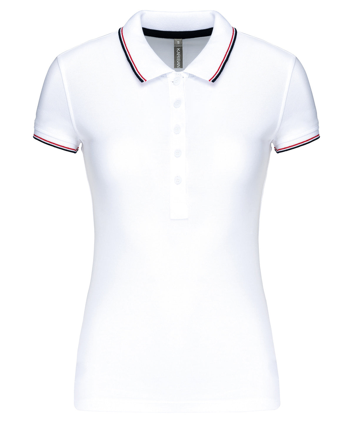 Kariban Women's short sleeve polo shirt Black