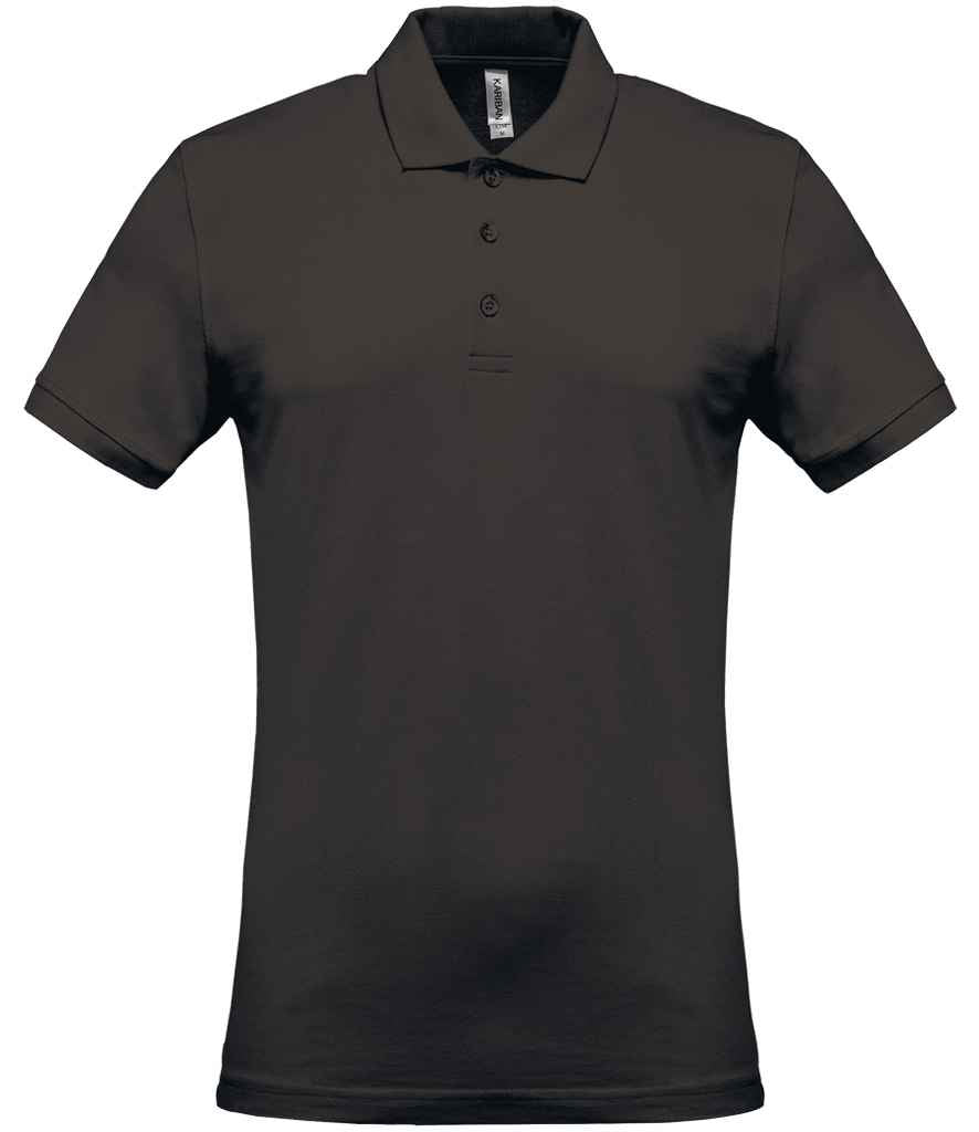 Kariban Kariban Short Sleeve Piqué Polo Shirt Dark Grey