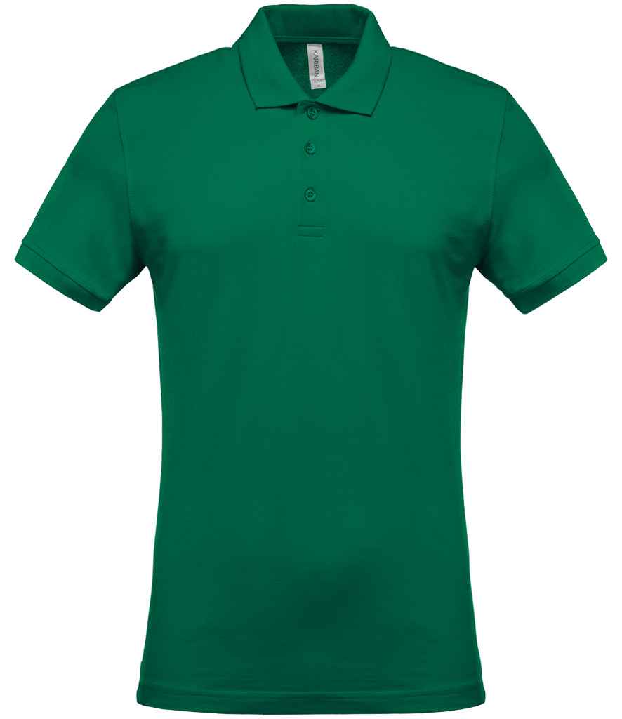 Kariban Kariban Short Sleeve Piqué Polo Shirt Kelly Green