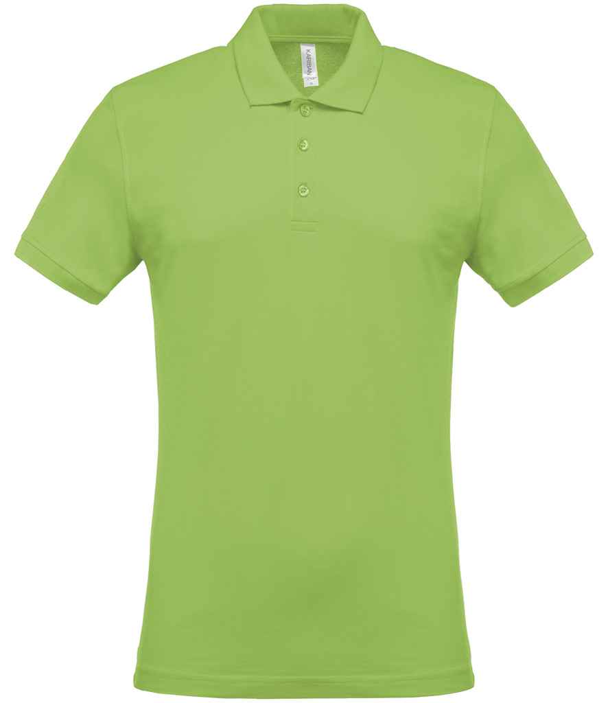 Kariban Kariban Short Sleeve Piqué Polo Shirt Lime Green