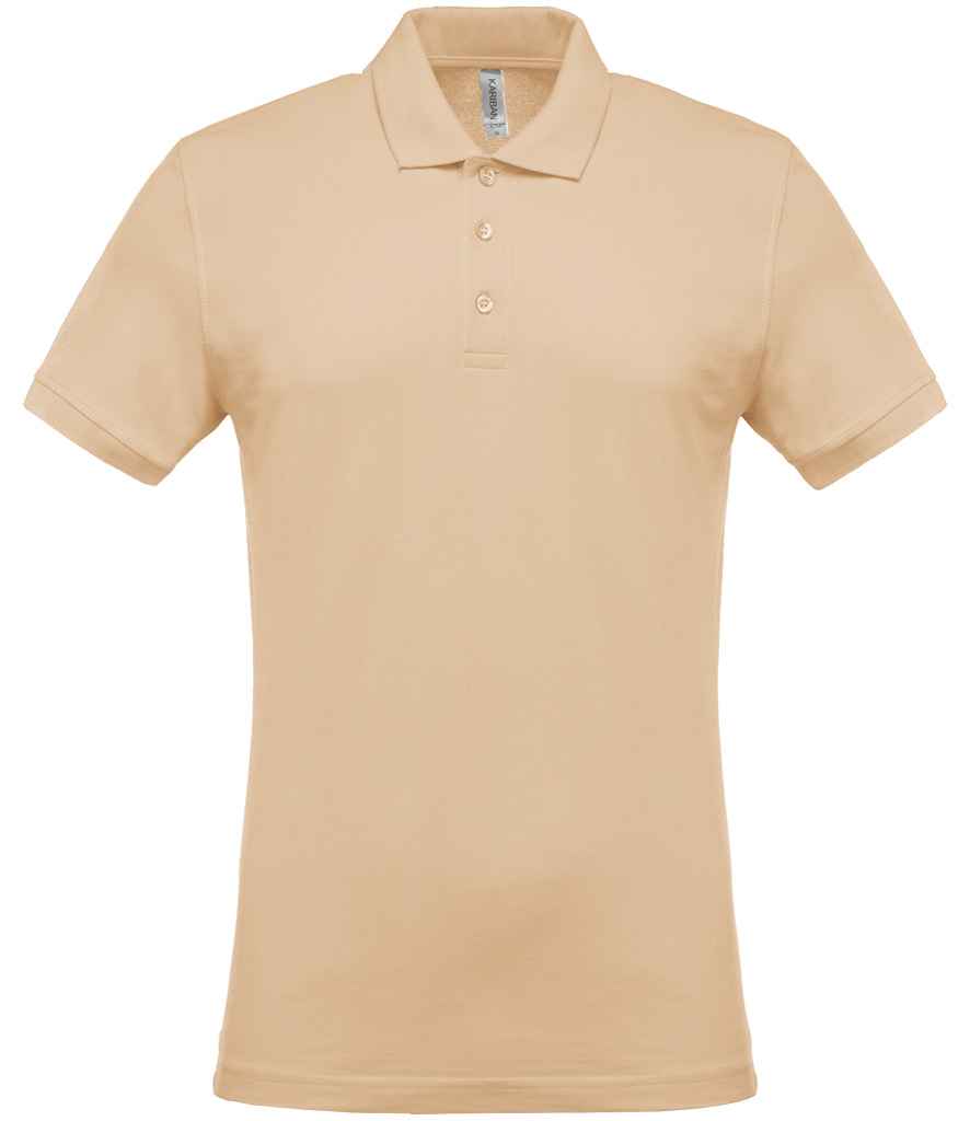 Kariban Kariban Short Sleeve Piqué Polo Shirt Light Sand