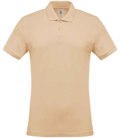 Kariban Kariban Short Sleeve Piqué Polo Shirt Light Sand