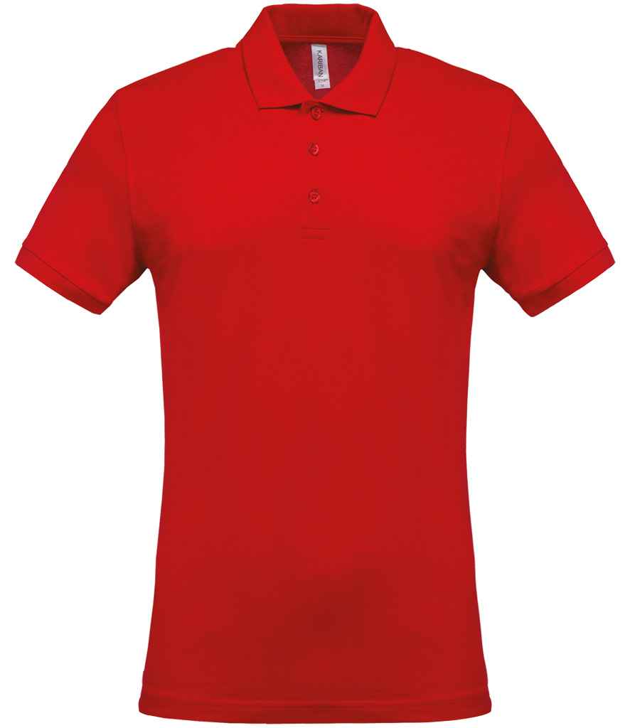 Kariban Kariban Short Sleeve Piqué Polo Shirt Red