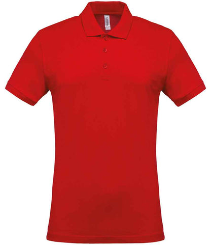 Kariban Kariban Short Sleeve Piqué Polo Shirt Red