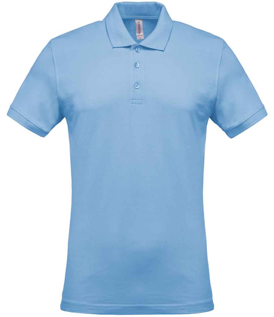 Kariban Kariban Short Sleeve Piqué Polo Shirt Sky Blue