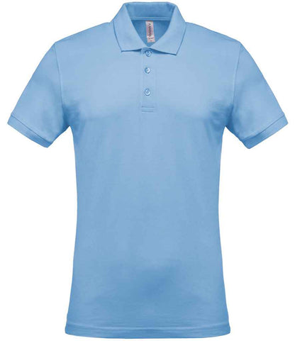 Kariban Kariban Short Sleeve Piqué Polo Shirt Sky Blue