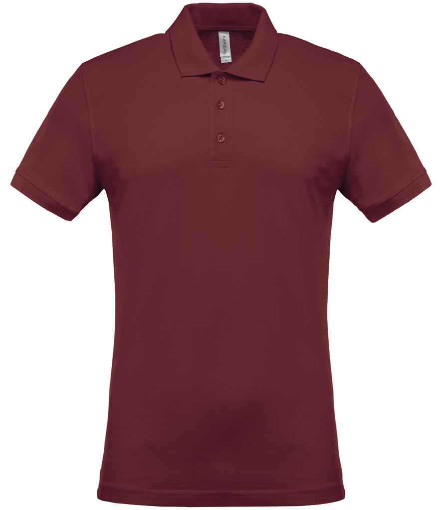 Kariban Kariban Short Sleeve Piqué Polo Shirt Wine
