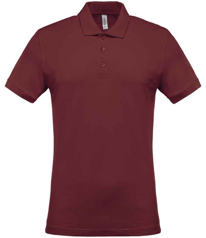 Kariban Kariban Short Sleeve Piqué Polo Shirt Wine