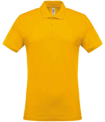 Kariban Kariban Short Sleeve Piqué Polo Shirt Yellow