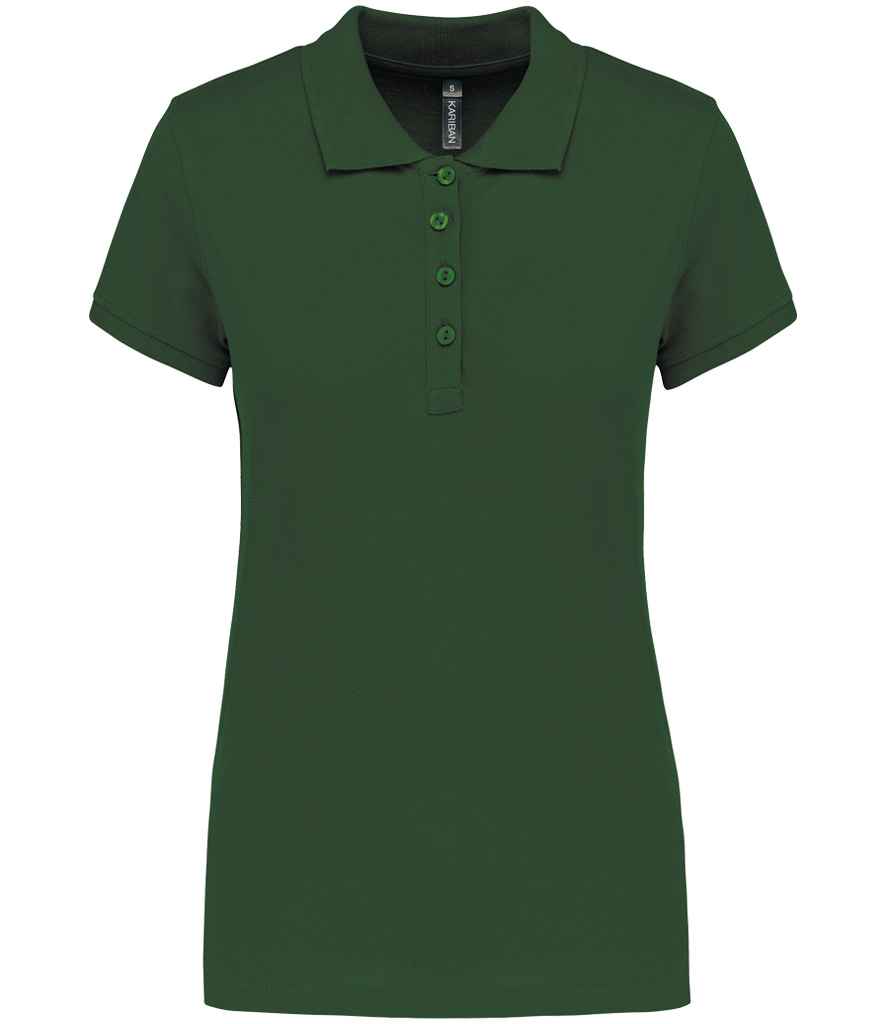 Kariban Kariban Ladies Short Sleeve Piqué Polo Shirt Forest Green