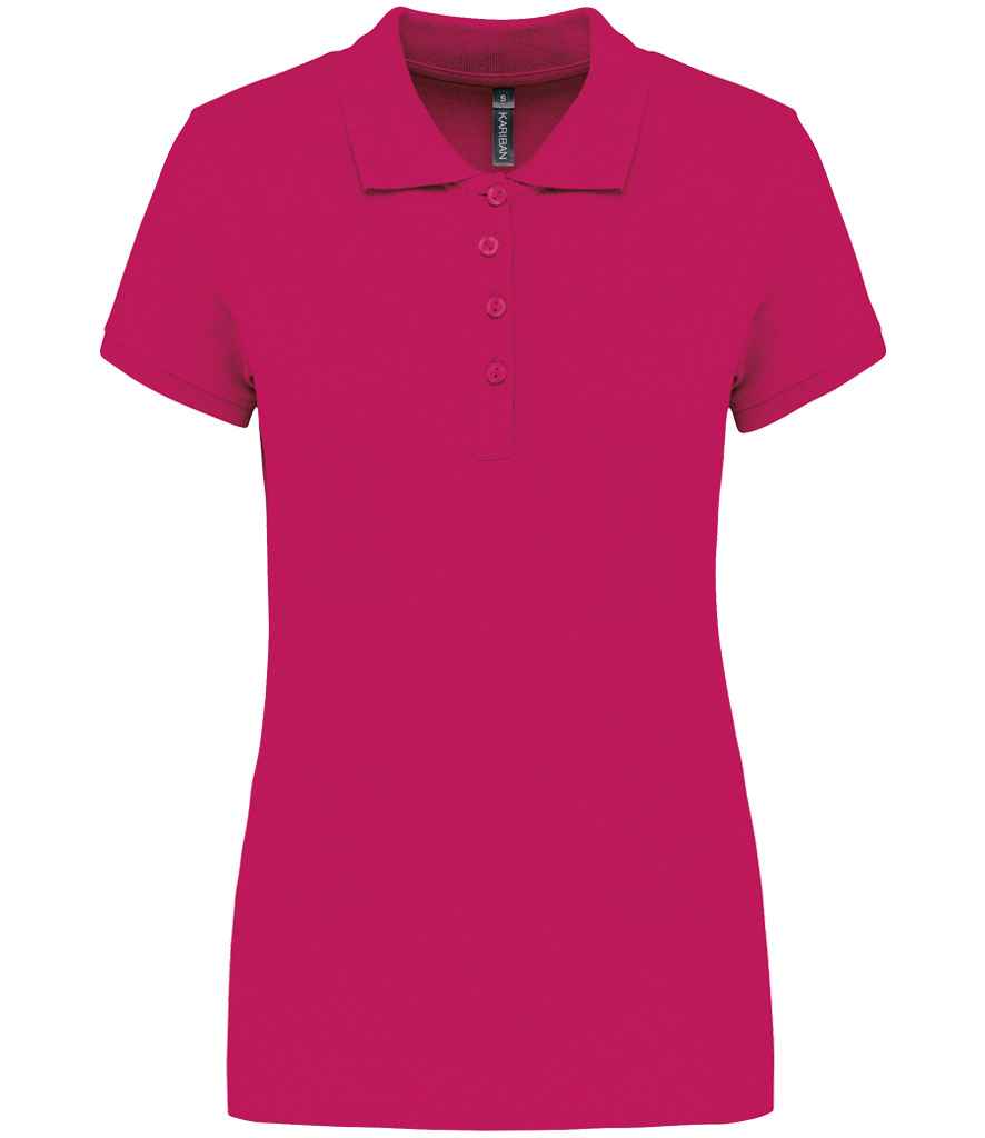 Kariban Kariban Ladies Short Sleeve Piqué Polo Shirt Fuchsia