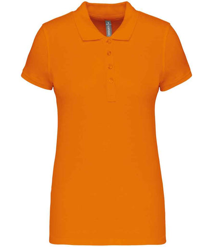 Kariban Kariban Ladies Short Sleeve Piqué Polo Shirt Orange