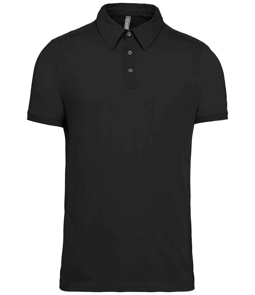 Kariban Kariban Jersey Polo Shirt Black