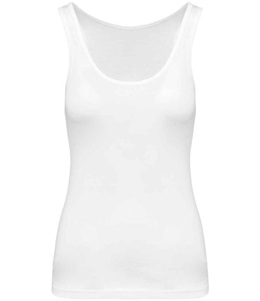 Kariban Ladies Tank Top in White