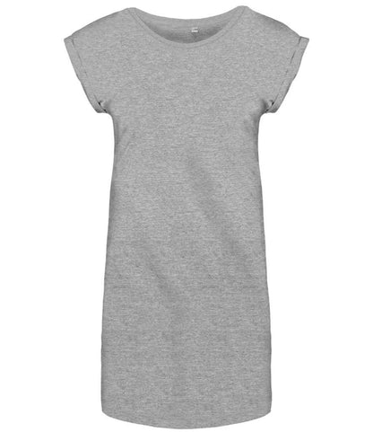 Kariban Ladies T-Shirt Dress in Light Grey