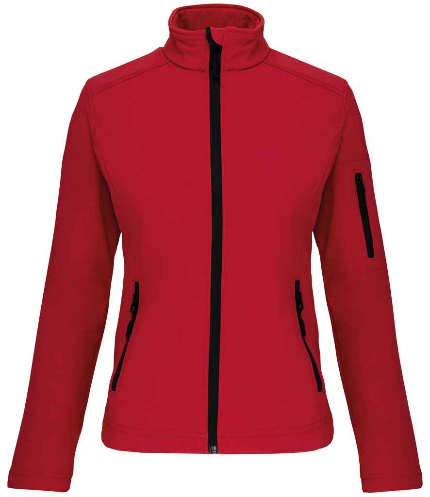 Kariban Kariban Ladies Soft Shell Jacket Red