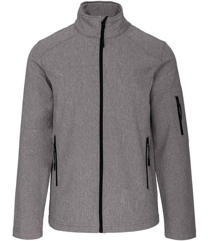 Kariban Kariban Soft Shell Jacket Marl Grey