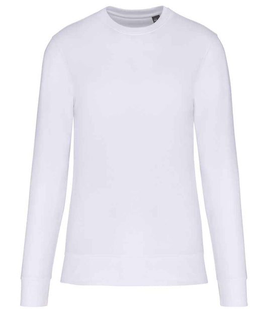 Kariban Kids Crew Neck Sweatshirt in White