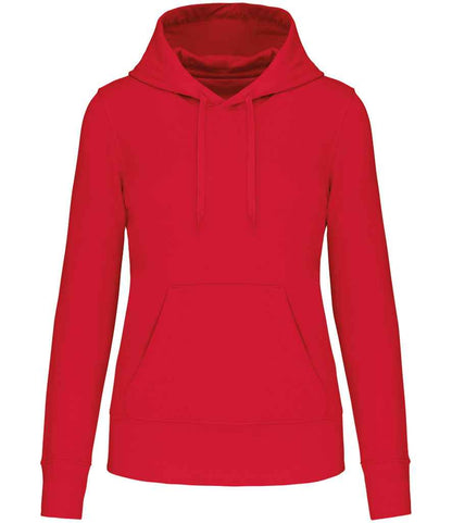 Kariban Kariban Ladies Hooded Sweatshirt Red
