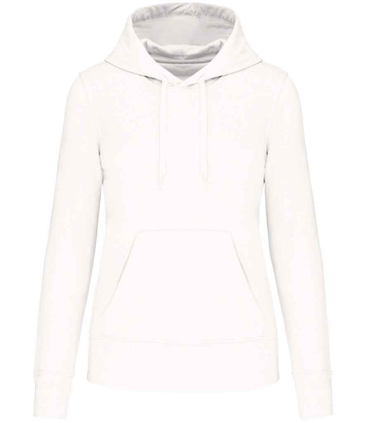 Kariban Ladies Hooded Sweatshirt in White