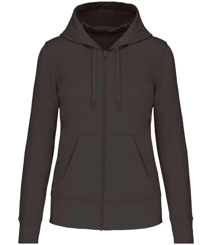 Kariban Kariban Ladies Full Zip Hoodie Dark Grey