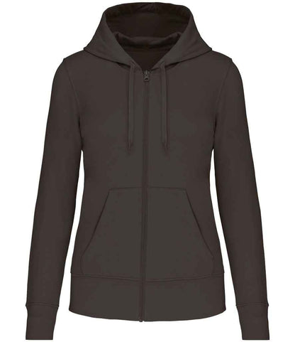 Kariban Kariban Ladies Full Zip Hoodie Dark Grey