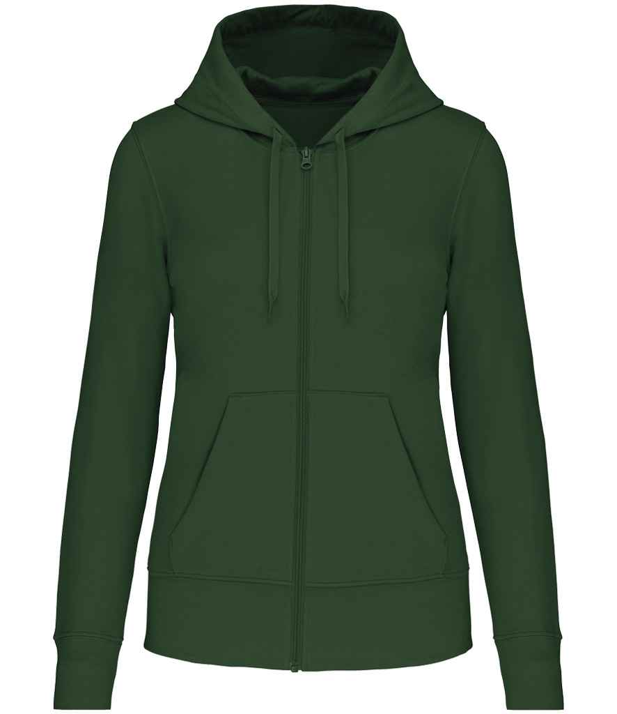 Kariban Kariban Ladies Full Zip Hoodie Forest Green