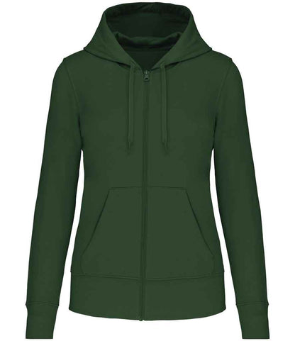 Kariban Kariban Ladies Full Zip Hoodie Forest Green