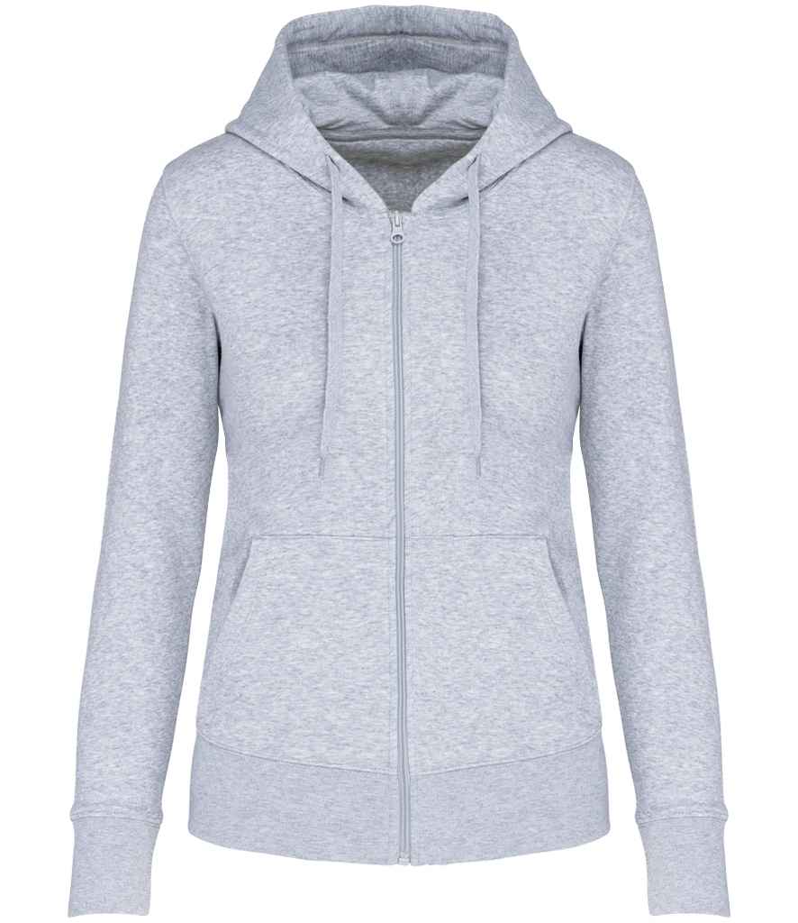 Kariban Kariban Ladies Full Zip Hoodie Oxford Grey