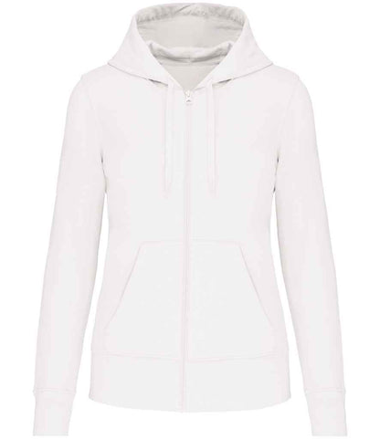 Kariban Kariban Ladies Full Zip Hoodie White