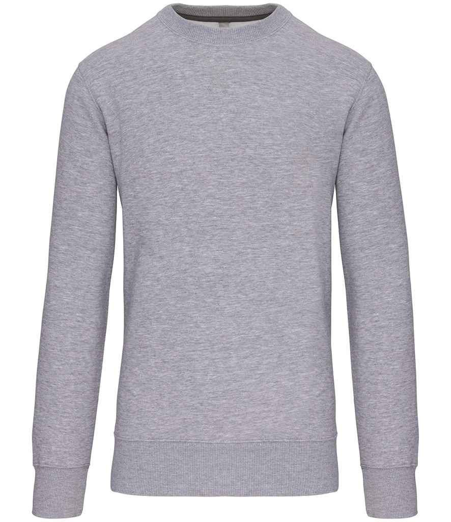 Kariban Kariban Crew Neck Sweatshirt Oxford Grey